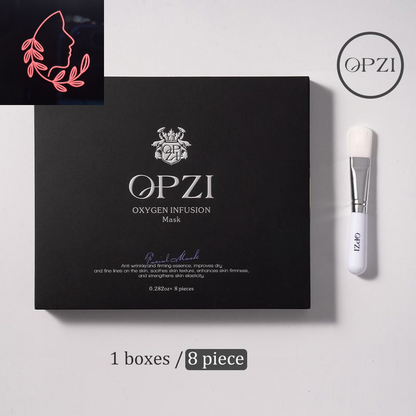 OPZI Oxygen Infusion Mask（8 Pieces in 1 Box） – Your At-Home Oxygen Facial Instant Glow | Deep Detox | Hydration Boost