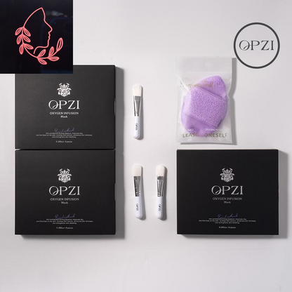 OPZI Oxygen Infusion Mask（8 Pieces in 1 Box） – Your At-Home Oxygen Facial Instant Glow | Deep Detox | Hydration Boost